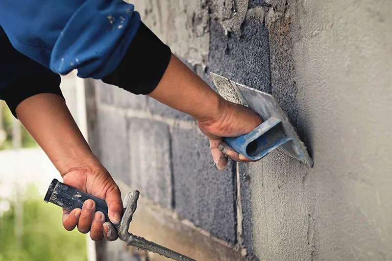 Cement stuken in Limburg